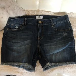 Cabi Tomboy jean shorts